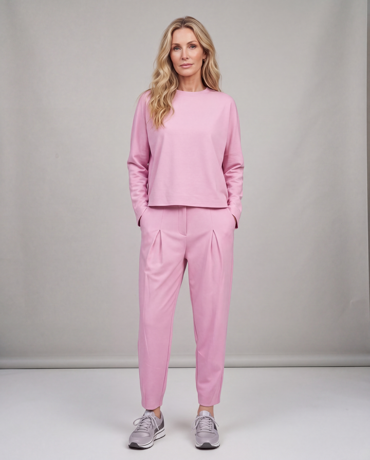 Lisa | Comfortable Two-piece Set with Round Neckline