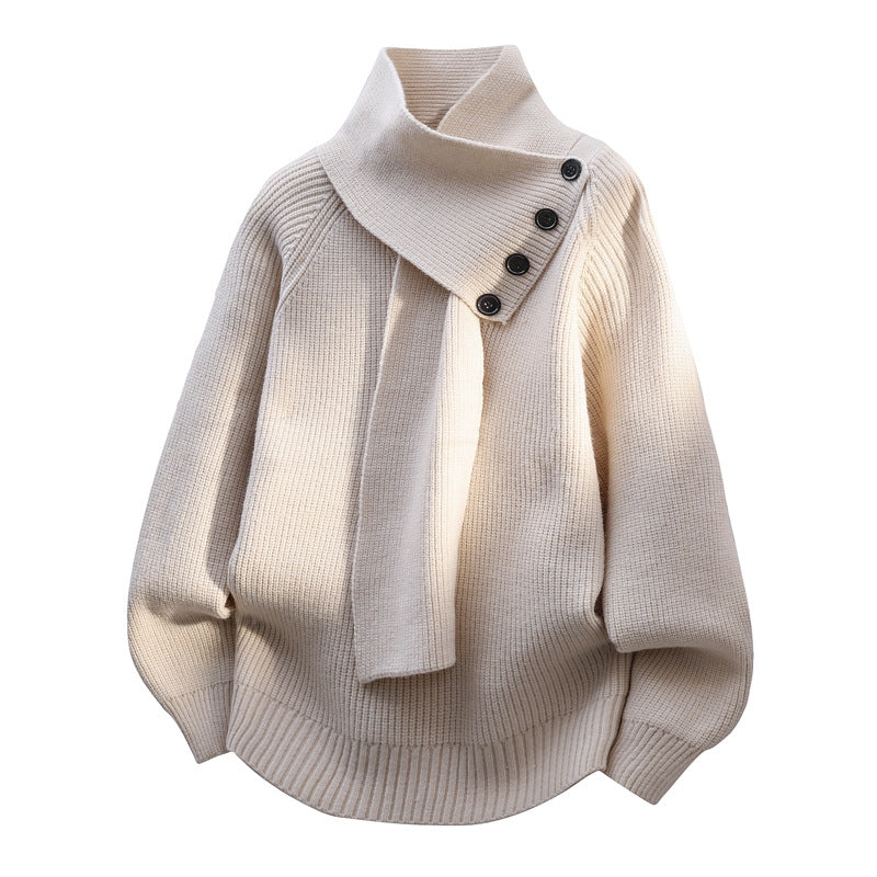 Arielle | Cozy Scarf-Neck Sweater